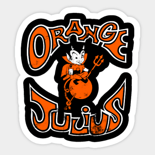 Vintage Orange Julius Sticker